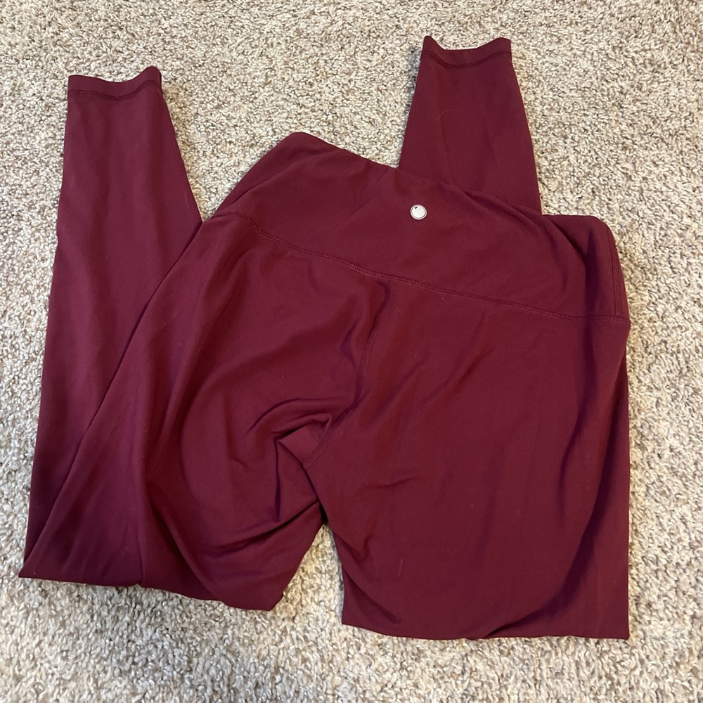 Yogalicious Burgundy Leggings